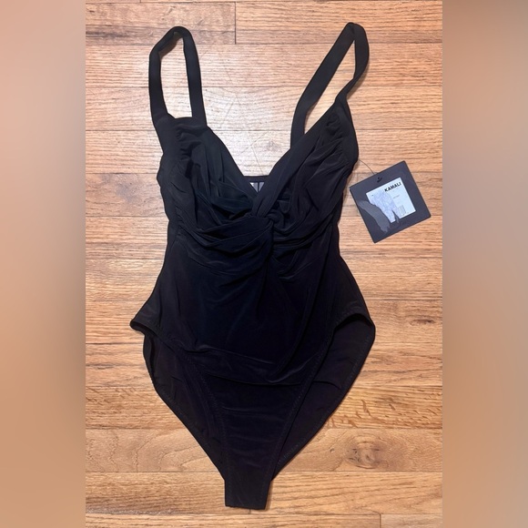 Norma Kamali Twisted Mia One Piece Swimsuit - Picture 6 of 8